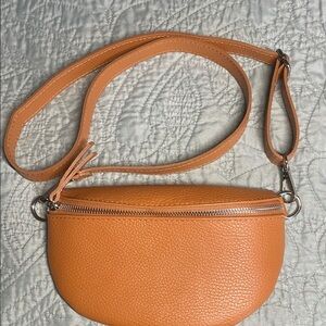 Genuine Leather made in Italy Crossbody Bag